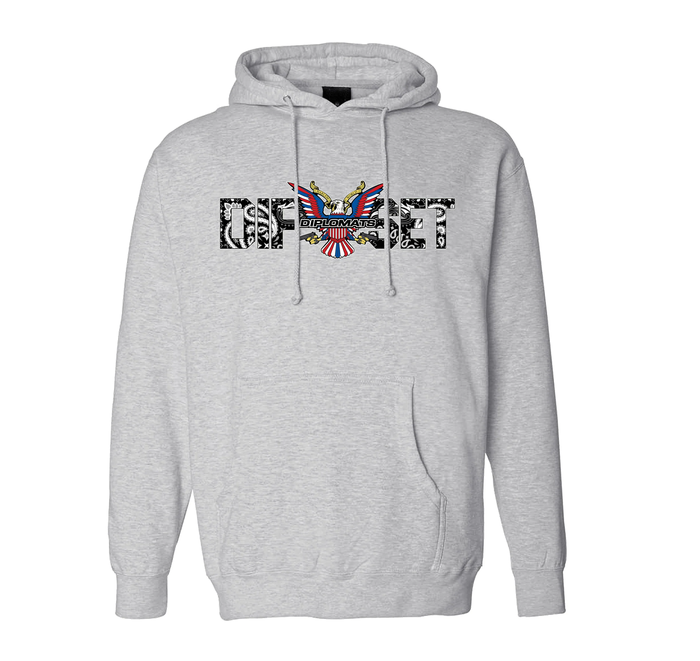 Black Bandana Dipset Hoodie - Image 3