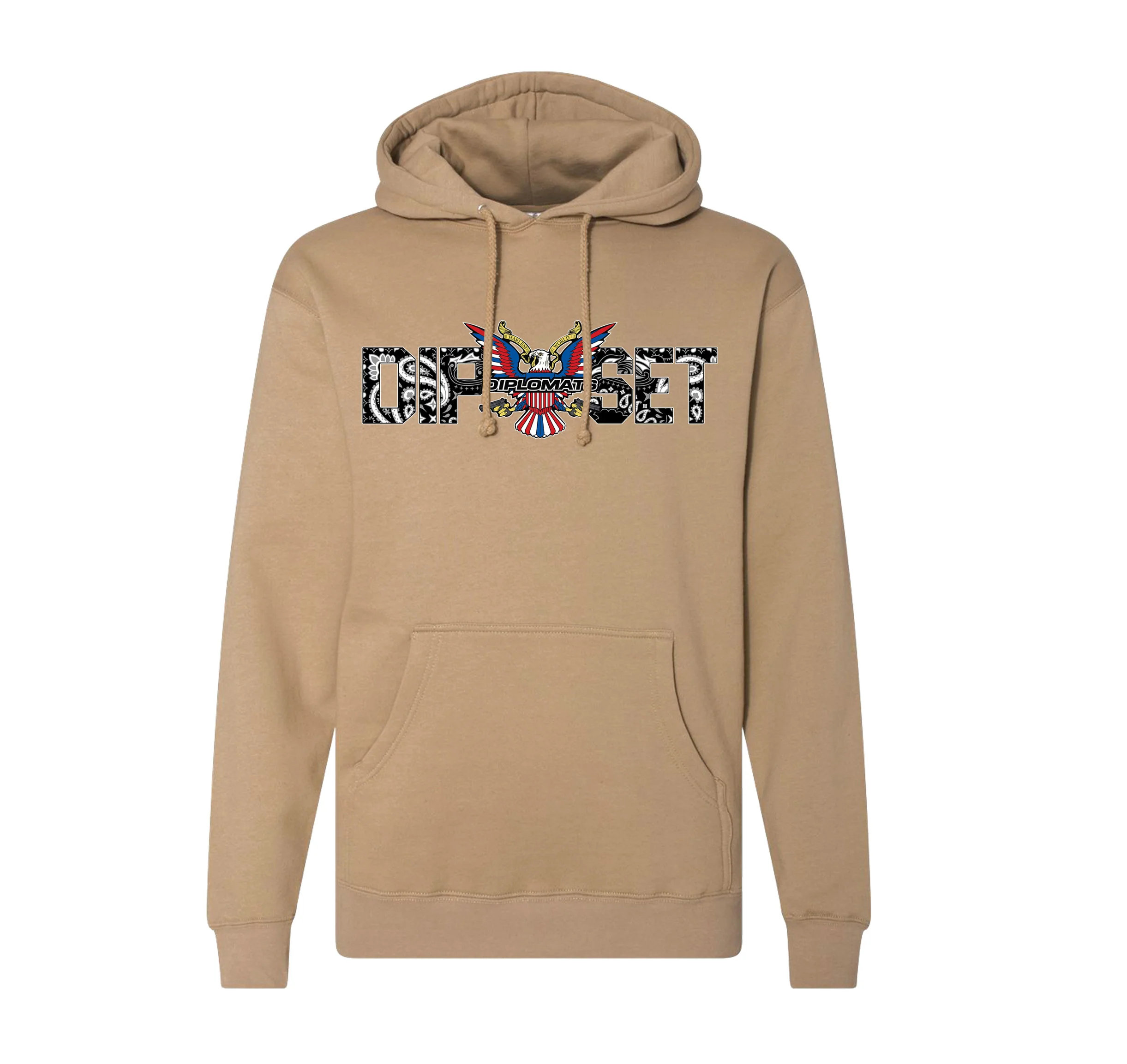 Black Bandana Dipset Hoodie - Image 4