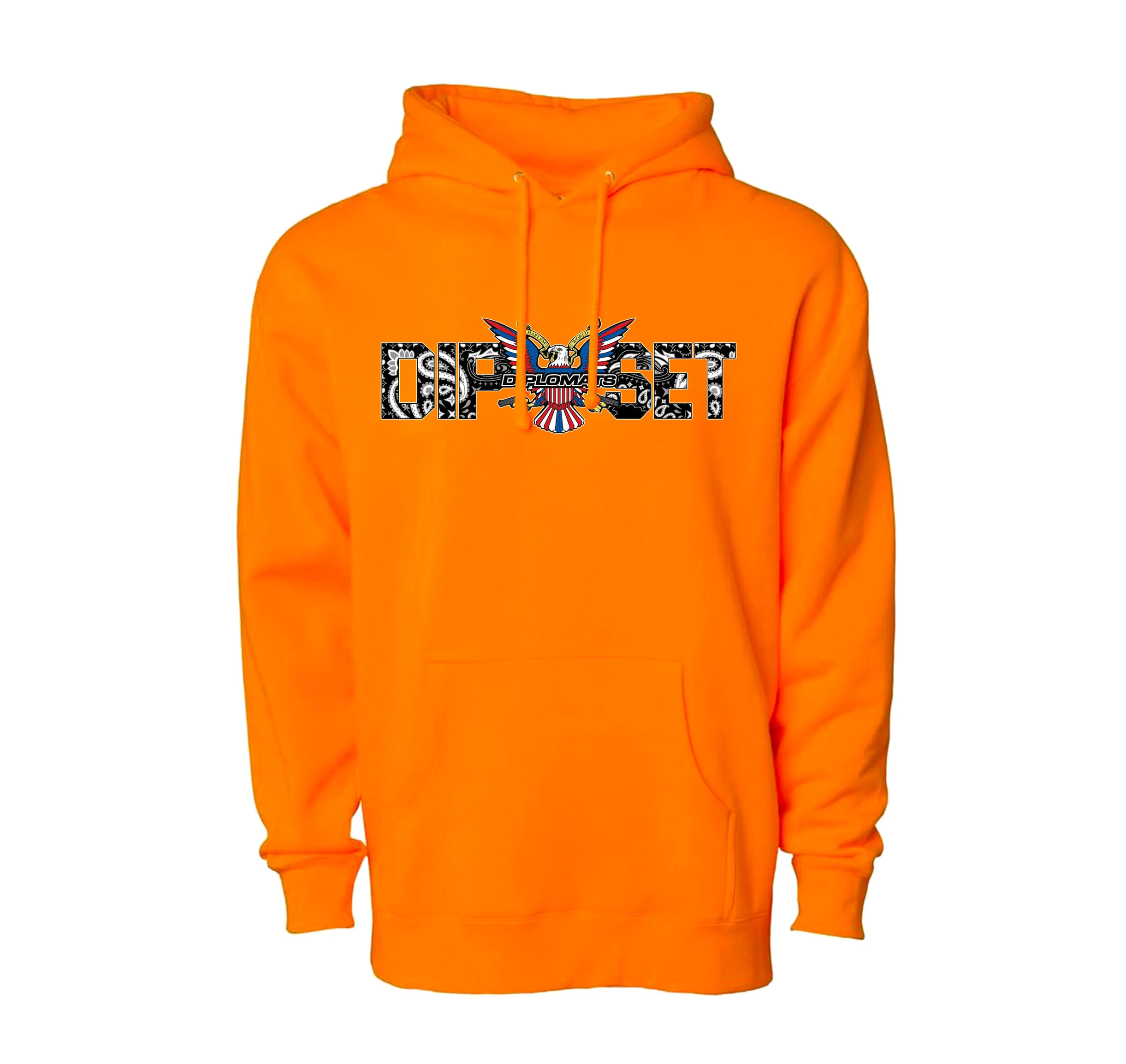 Black Bandana Dipset Hoodie - Image 5