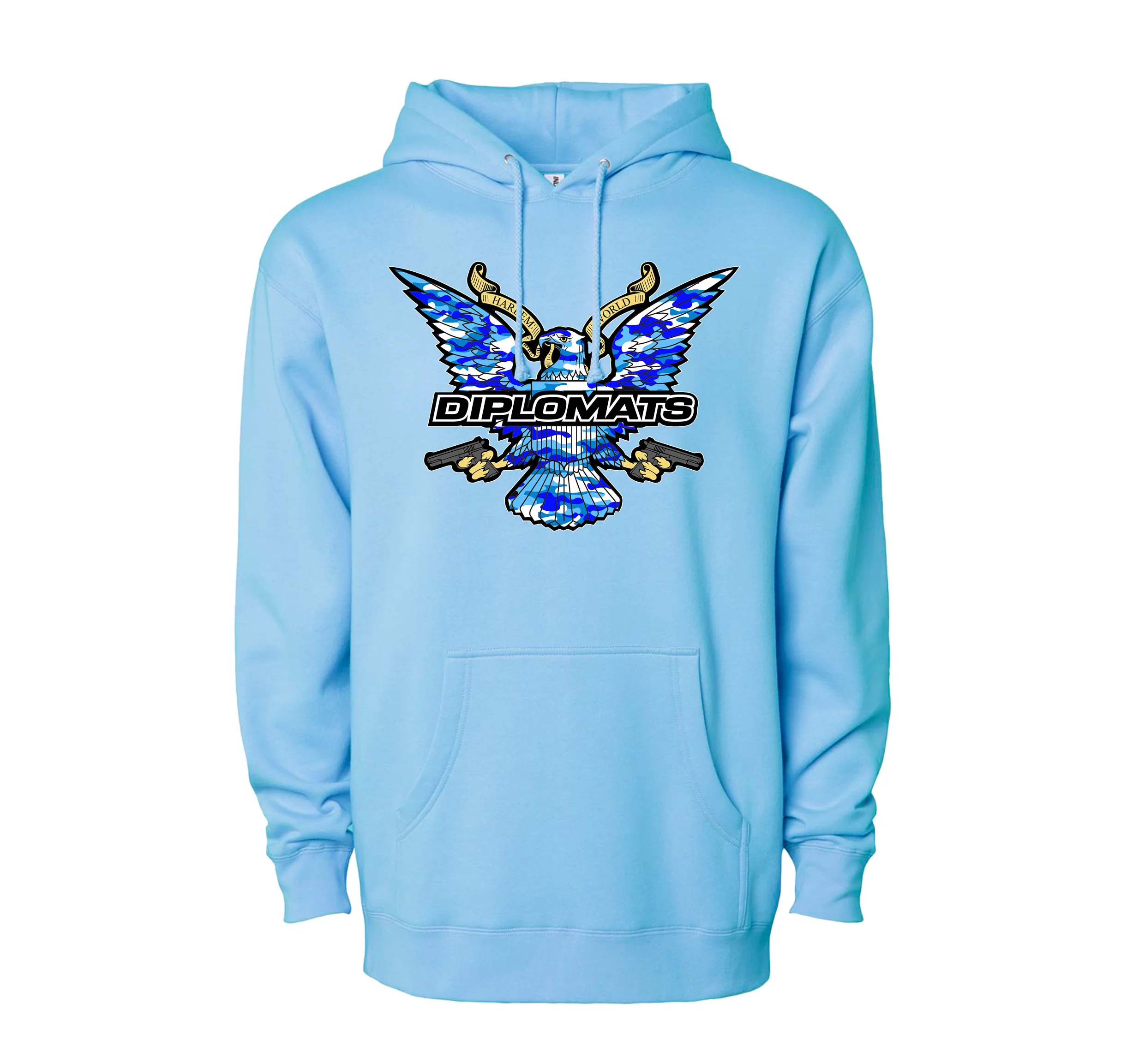 Blue Camo Eagle Hoodie