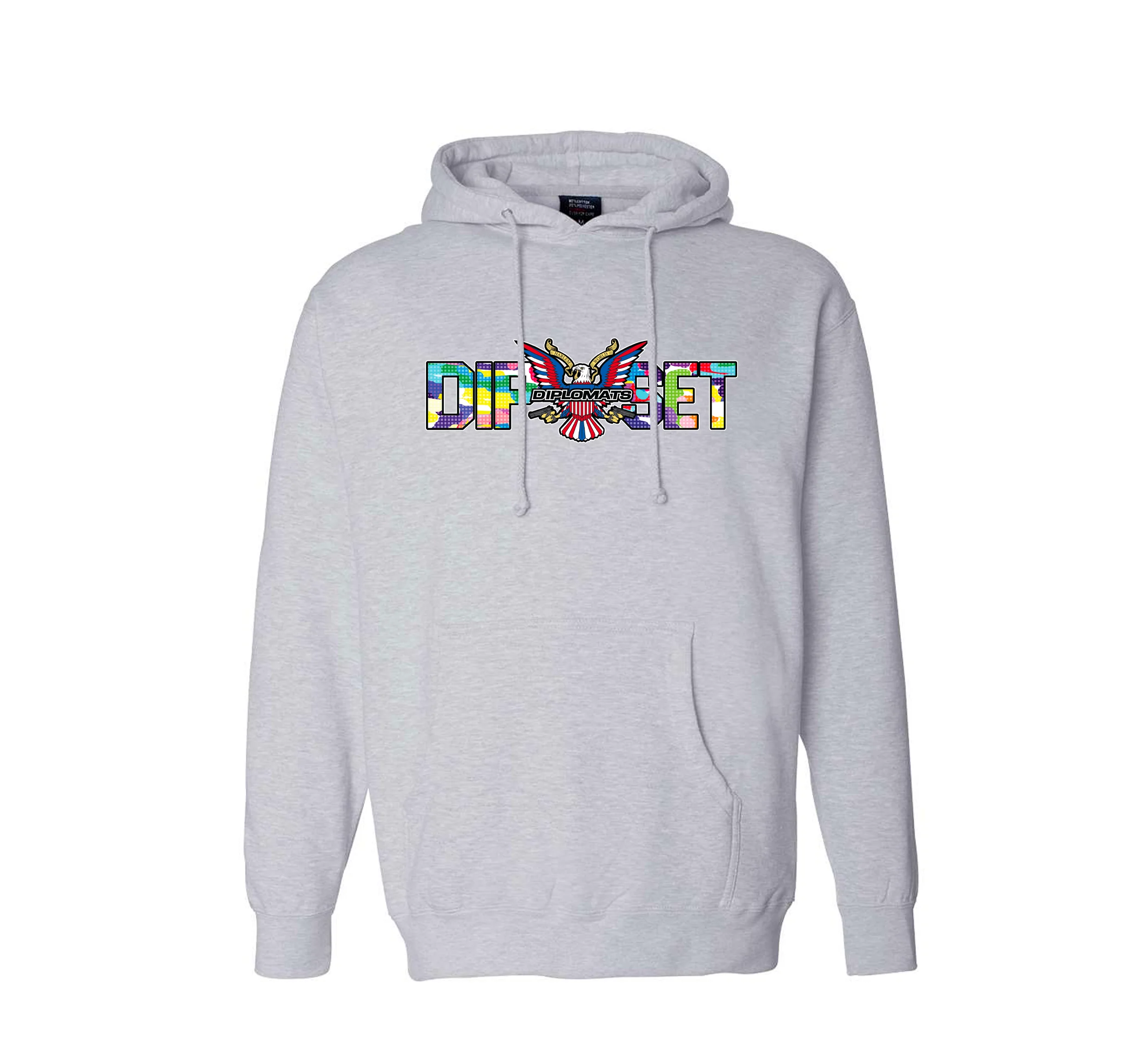 Color Camo Dipset Couture Hoodie - Image 8