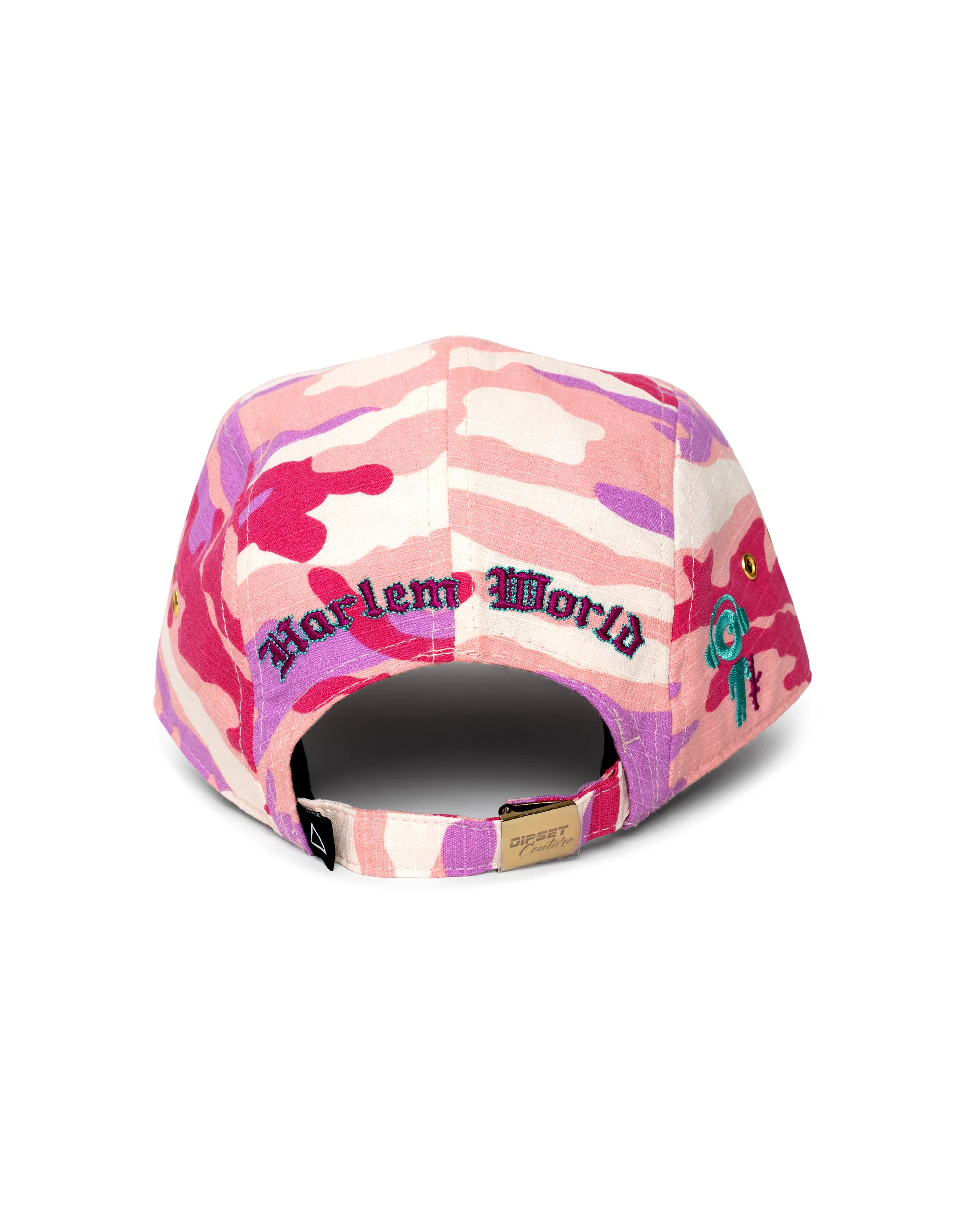 Killa Pink Camo 5 Panel Hat - Image 3