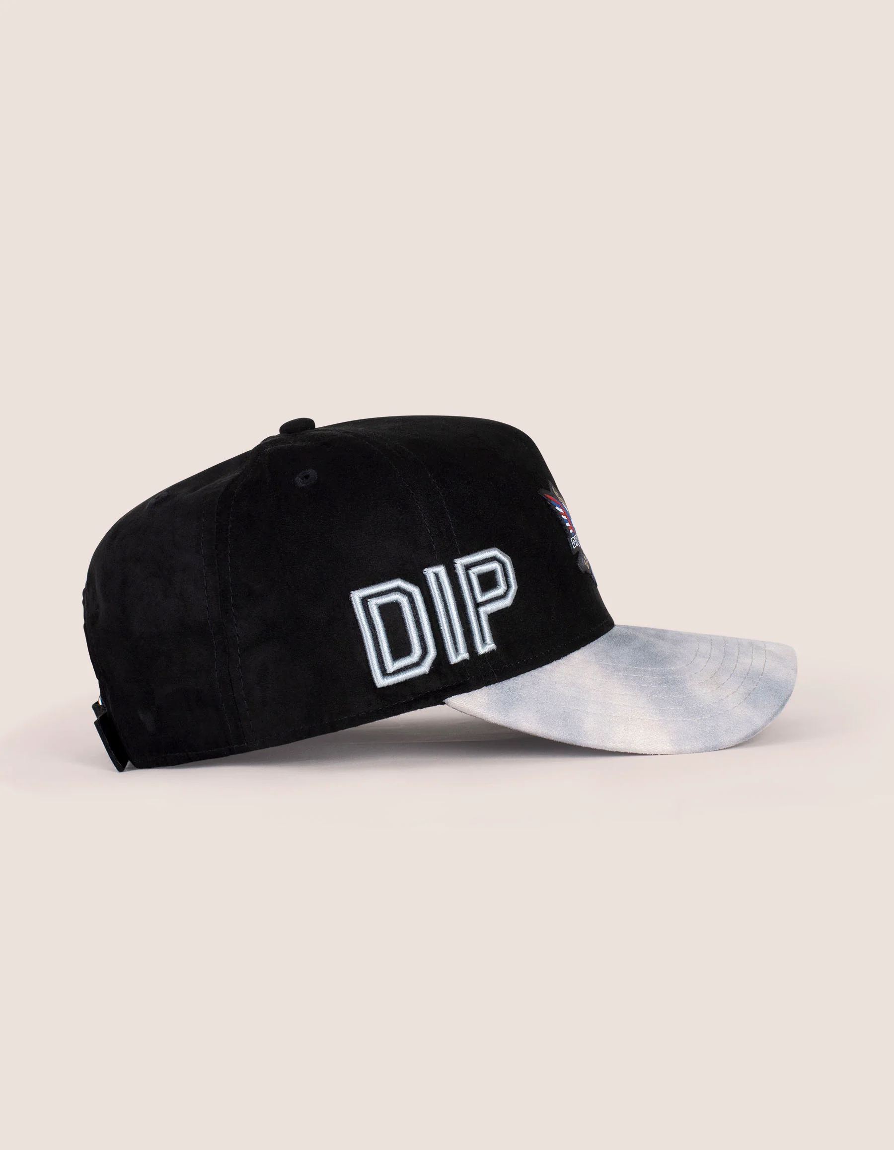 DIPSET COUTURE BLK/GREY Suede ROCKSTAR HAT - Image 2