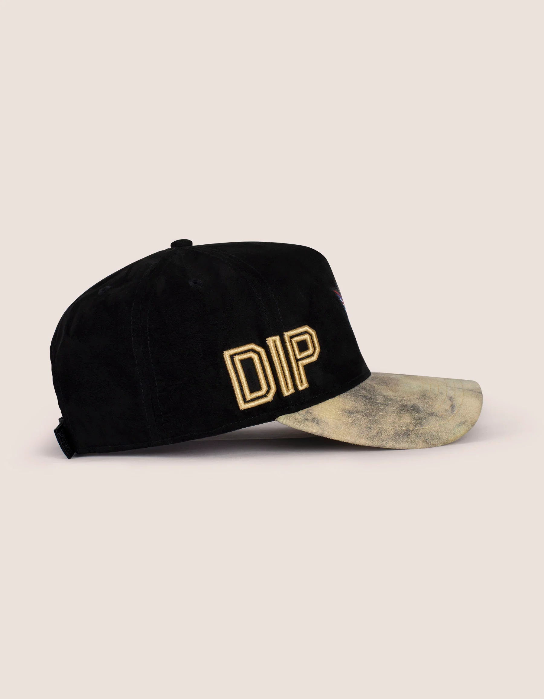 DIPSET COUTURE BLK/YELLOW Suede ROCKSTAR HAT - Image 2