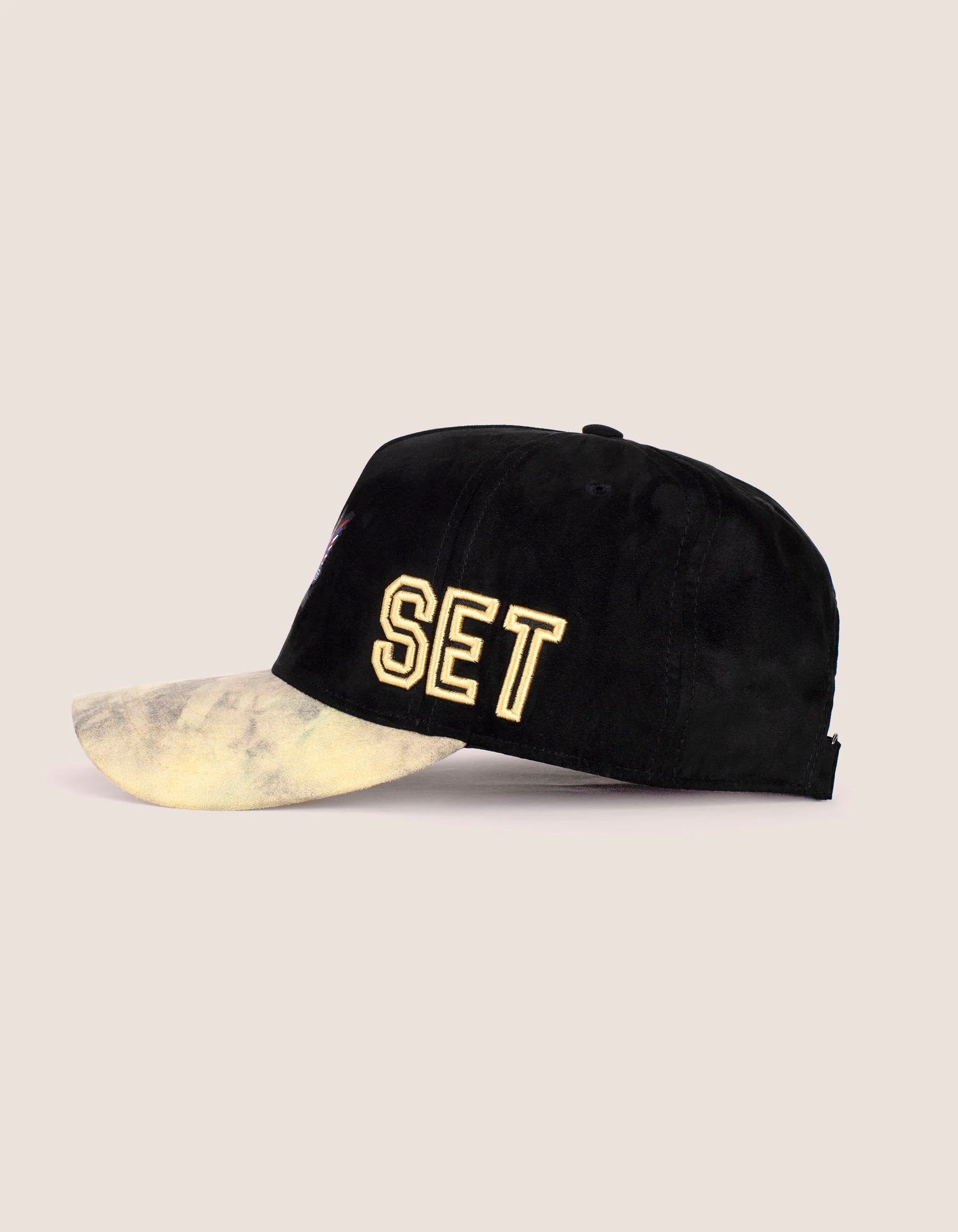 DIPSET COUTURE BLK/YELLOW Suede ROCKSTAR HAT - Image 3