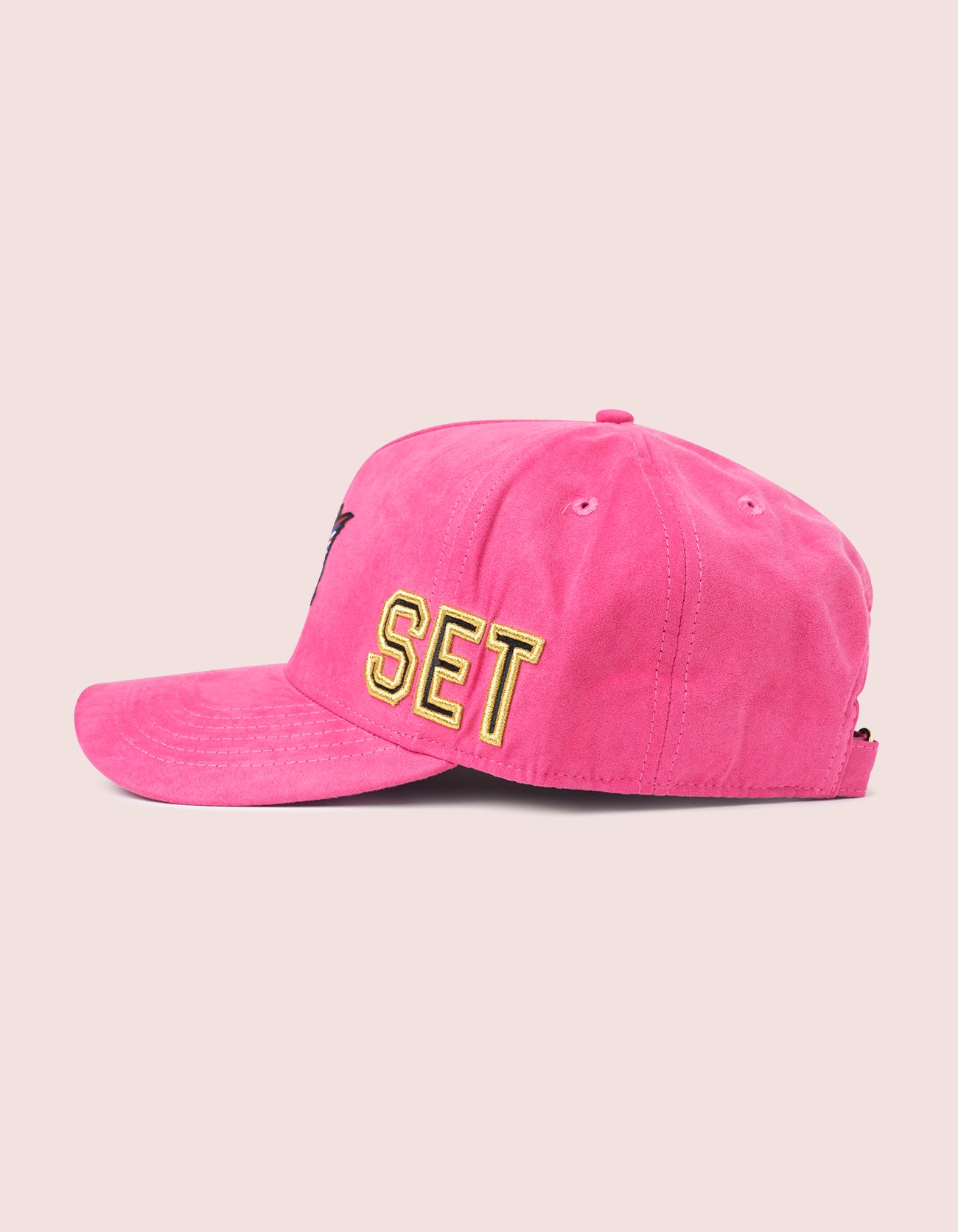 DIPSET COUTURE SUEDE ROCKSTAR HAT PINK - Image 4