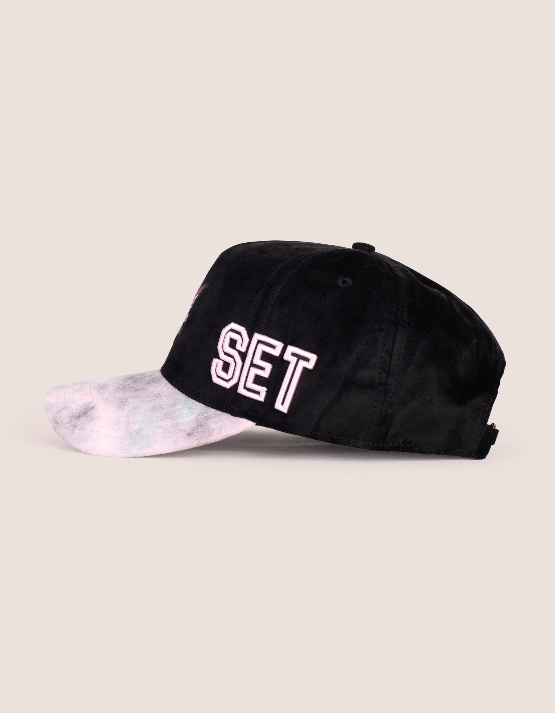 DIPSET COUTURE BLK/ PINK Suede ROCKSTAR HAT - Image 4