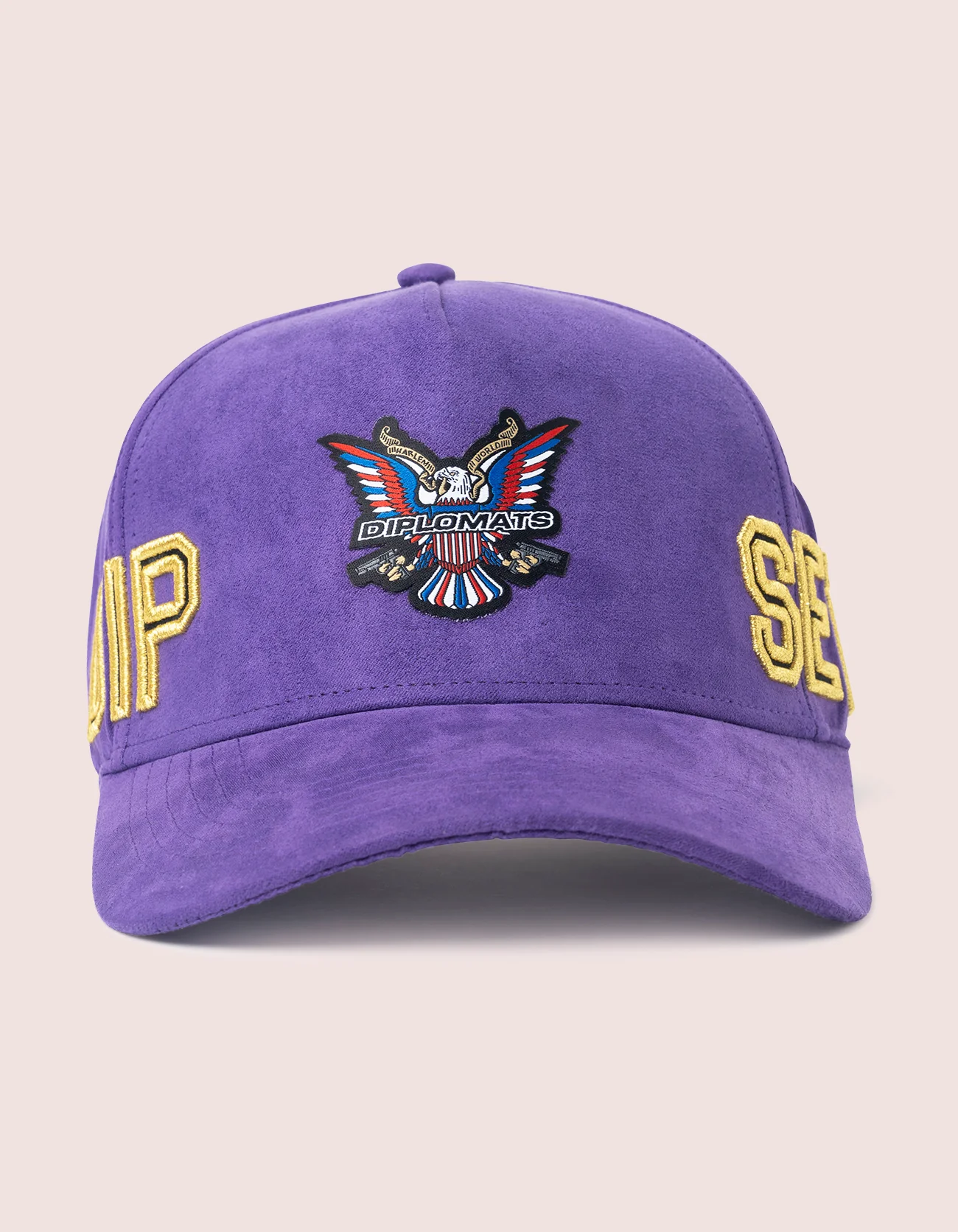 DIPSET COUTURE SUEDE ROCKSTAR HAT PURPLE - Image 2