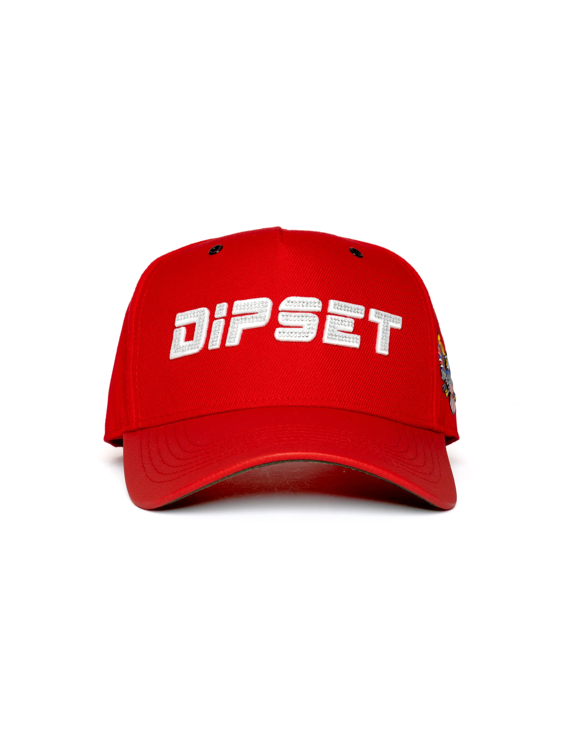 DIPSET COUTURE Bust Down Hat RED - Image 2