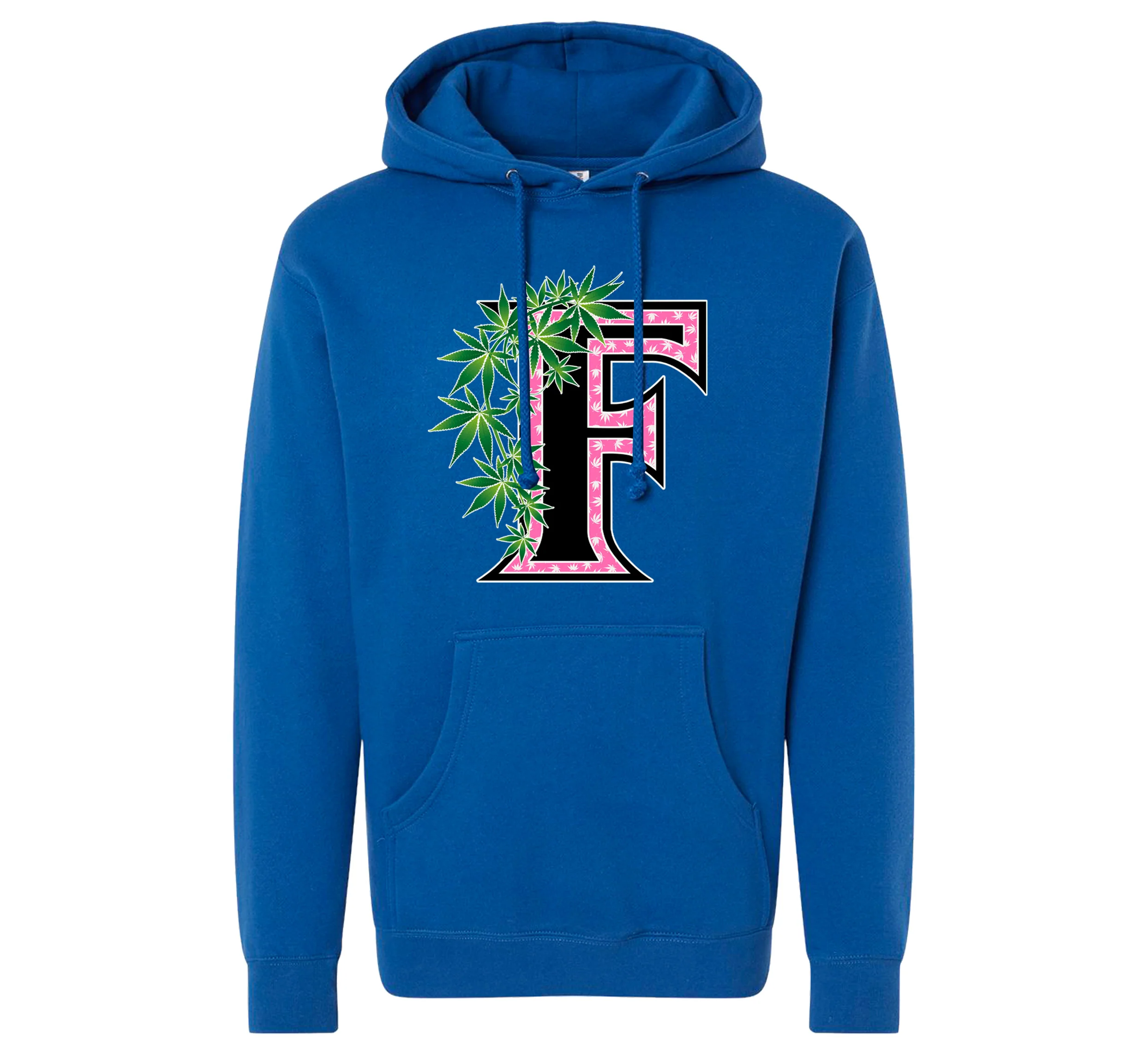 Flee Farms F Pink logo Hoodie - Image 4
