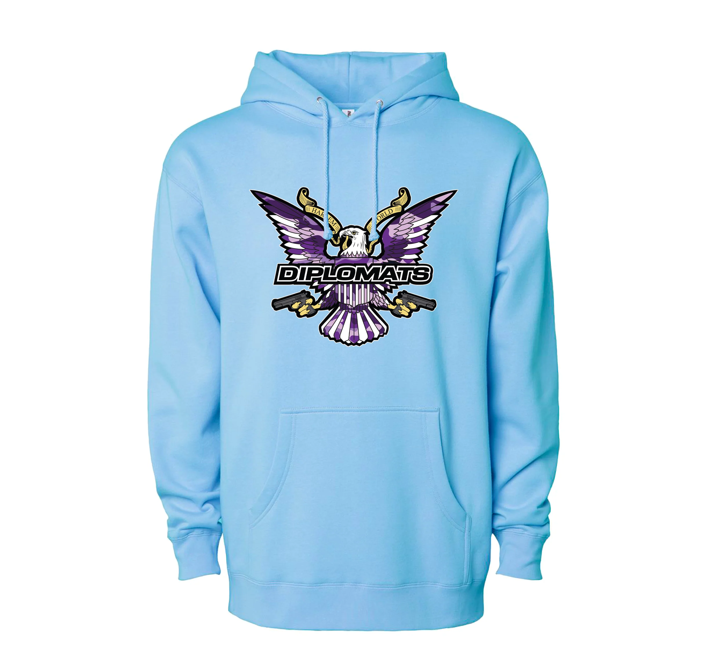 Purple Camo Eagle Classic Dipset hoodie - Image 3
